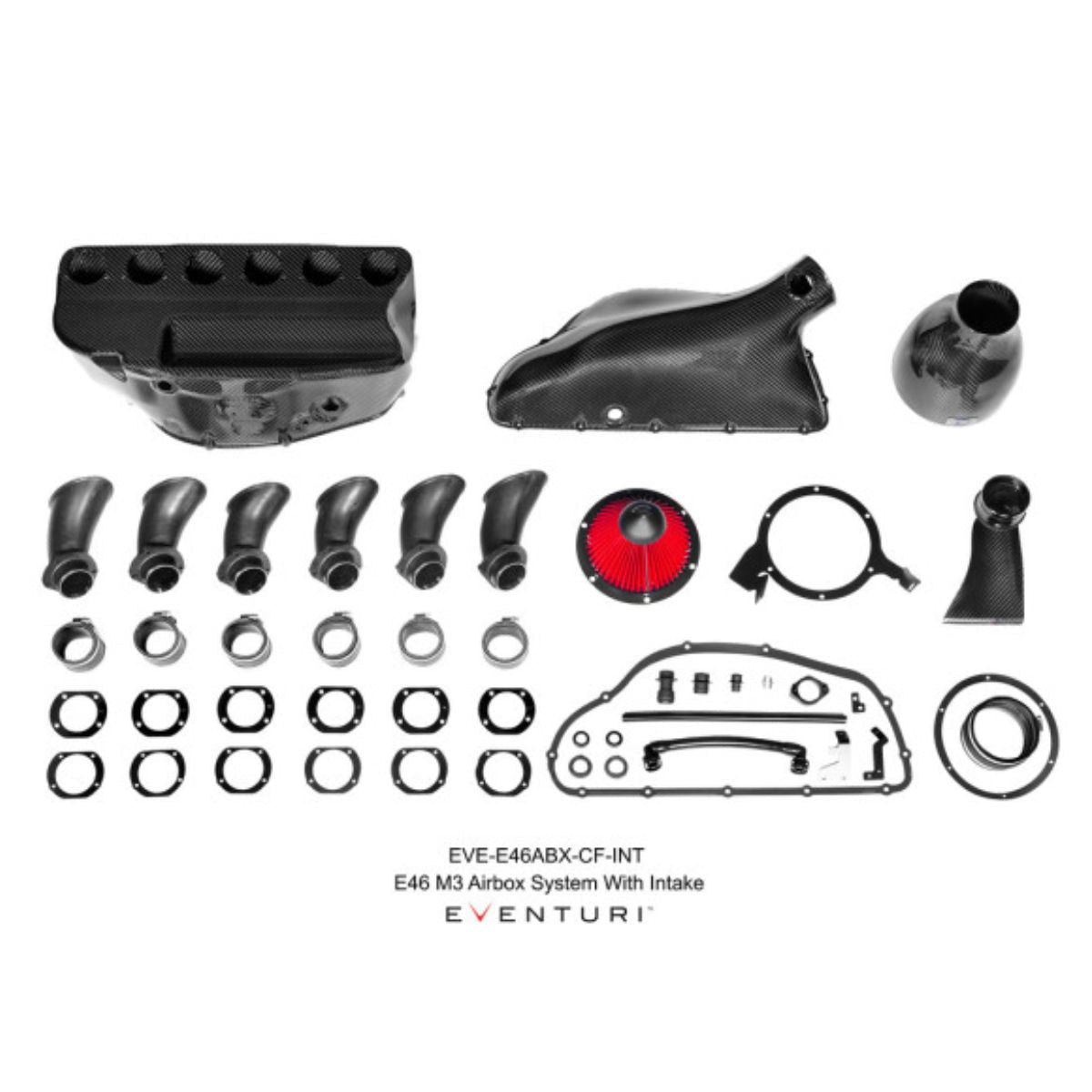 Eventuri Hybrid Carbon Airbox mit Intake Kit für BMW E46 M3