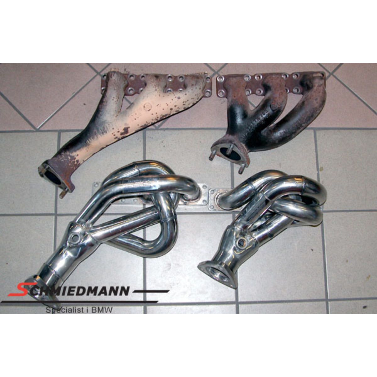 Fächerkrümmer Schmiedmann für BMW E36 M50 / M52 Edelstahl