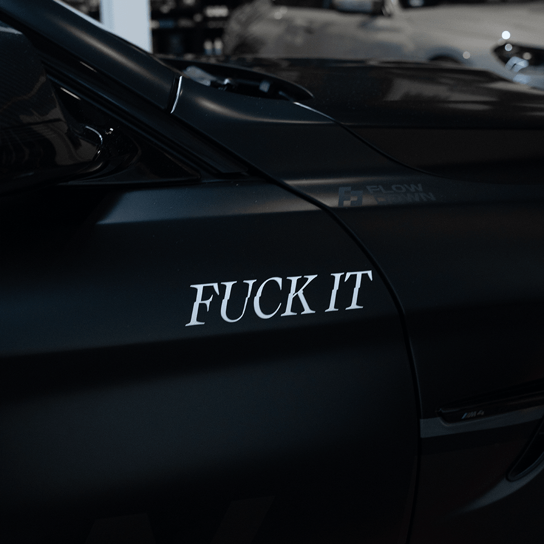F*ck It Sticker aus Premium ORACAL Folie – 20 cm