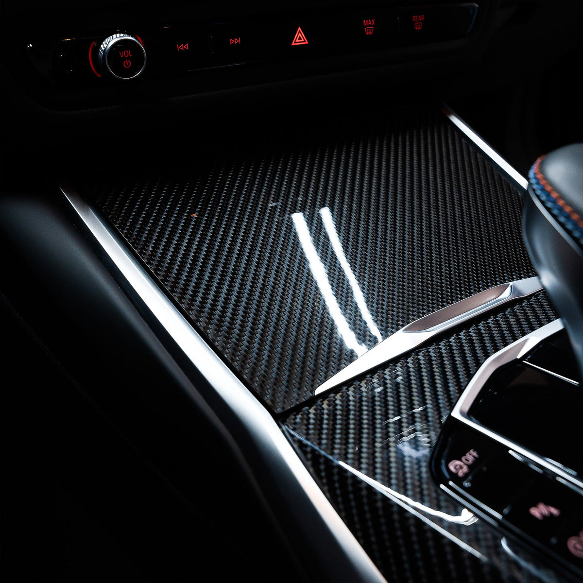 FLOW DOWN® Carbon Interieur Set 3-teilig passend für BMW 2er 3er 4er M2 M3 M4