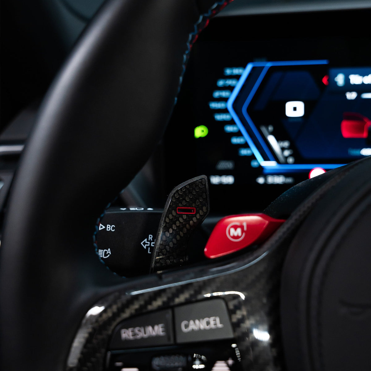FLOW DOWN Carbon Schaltwippen V.2 passend für BMW M2 M3 M4 (F- & G-Reihe)
