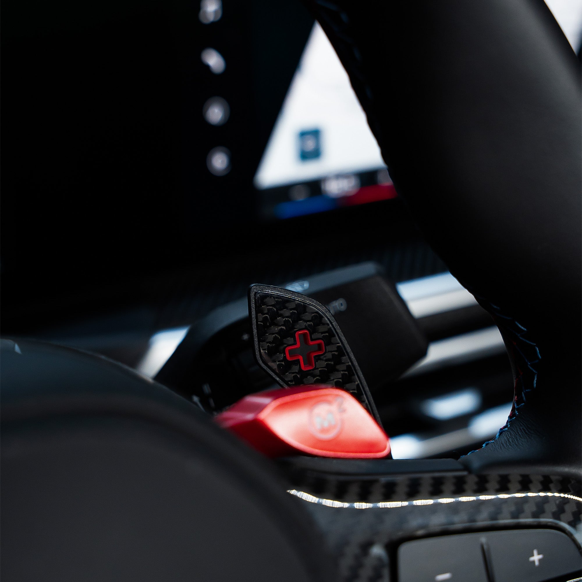 FLOW DOWN Carbon Schaltwippen V.2 passend für BMW M2 M3 M4 (F- & G-Reihe)