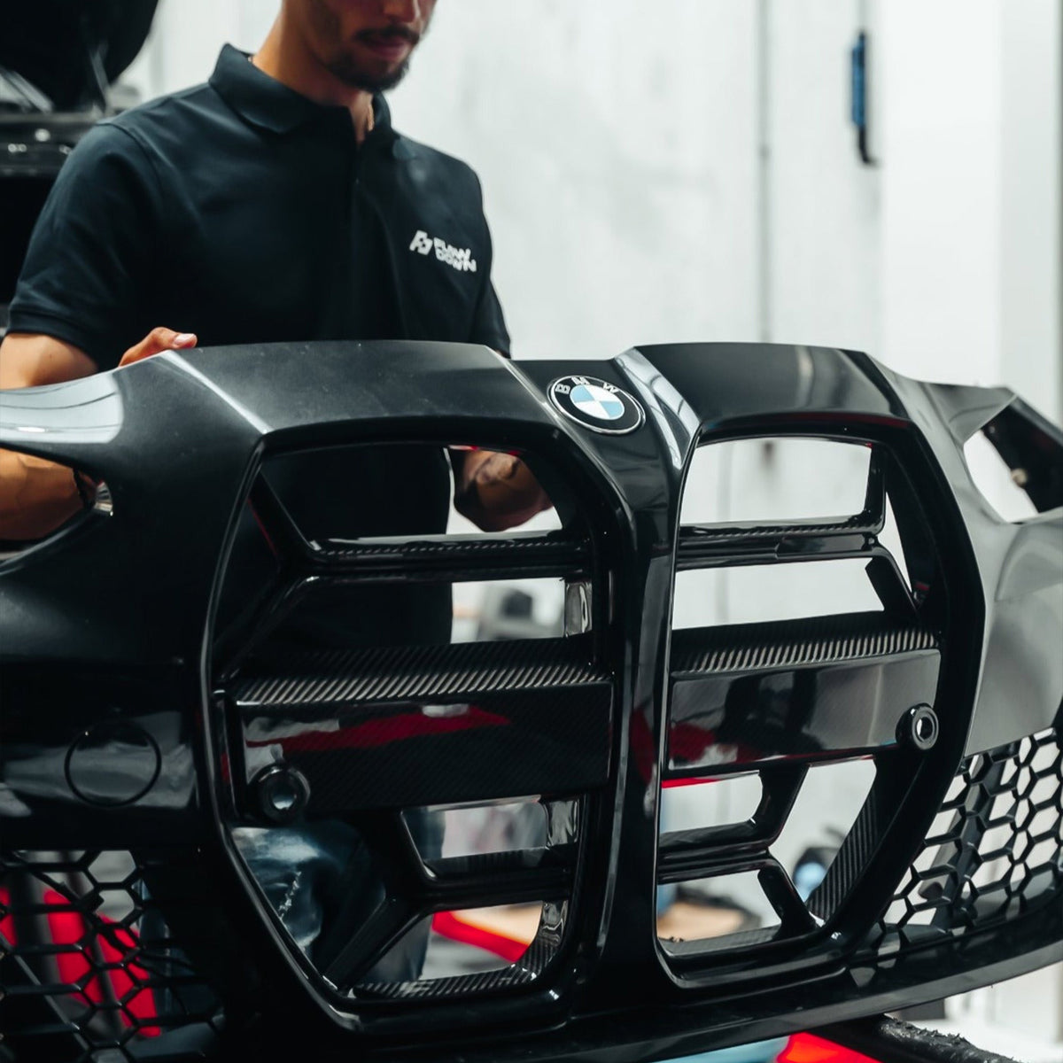 Frontgrill V.1 aus PrePreg Carbon passend für BMW M3/M4 (G80/G81/G82/G83)