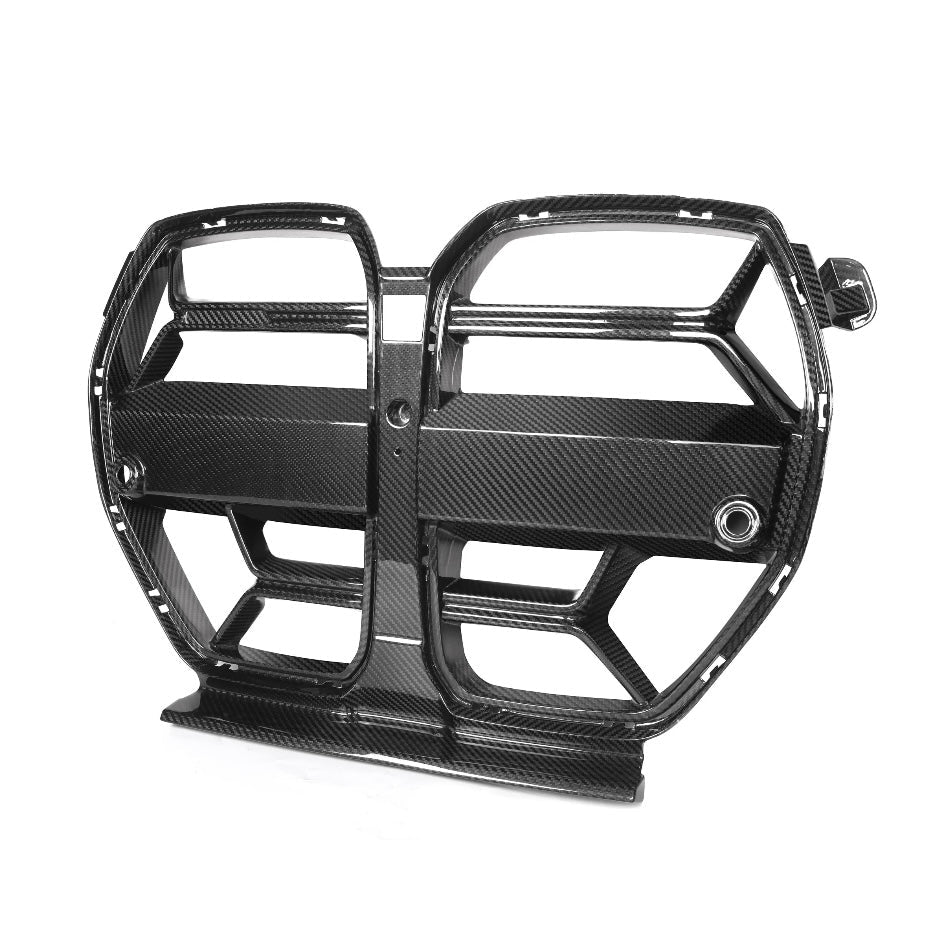 Frontgrill V.3 aus PrePreg Carbon passend für BMW M3/M4-CSL (G80/G81/G82/G83)