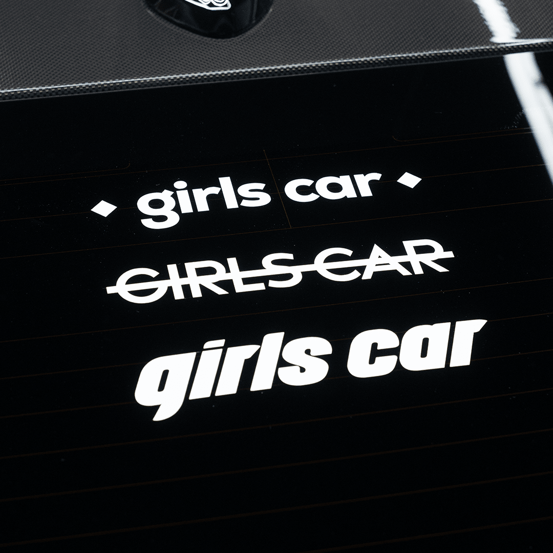 Girls Car Sticker aus Premium ORACAL Folie – 20 cm