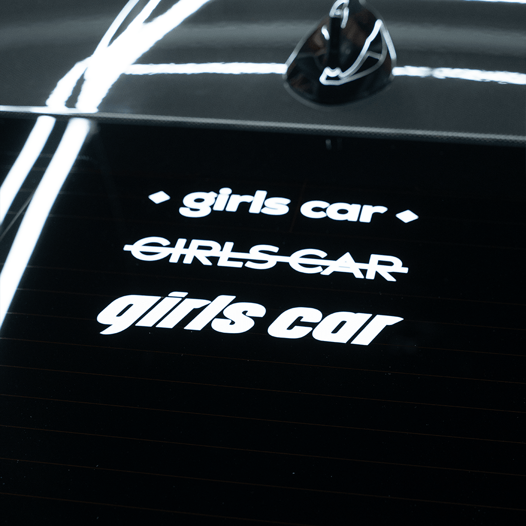 Girls Car Sticker aus Premium ORACAL Folie – 20 cm