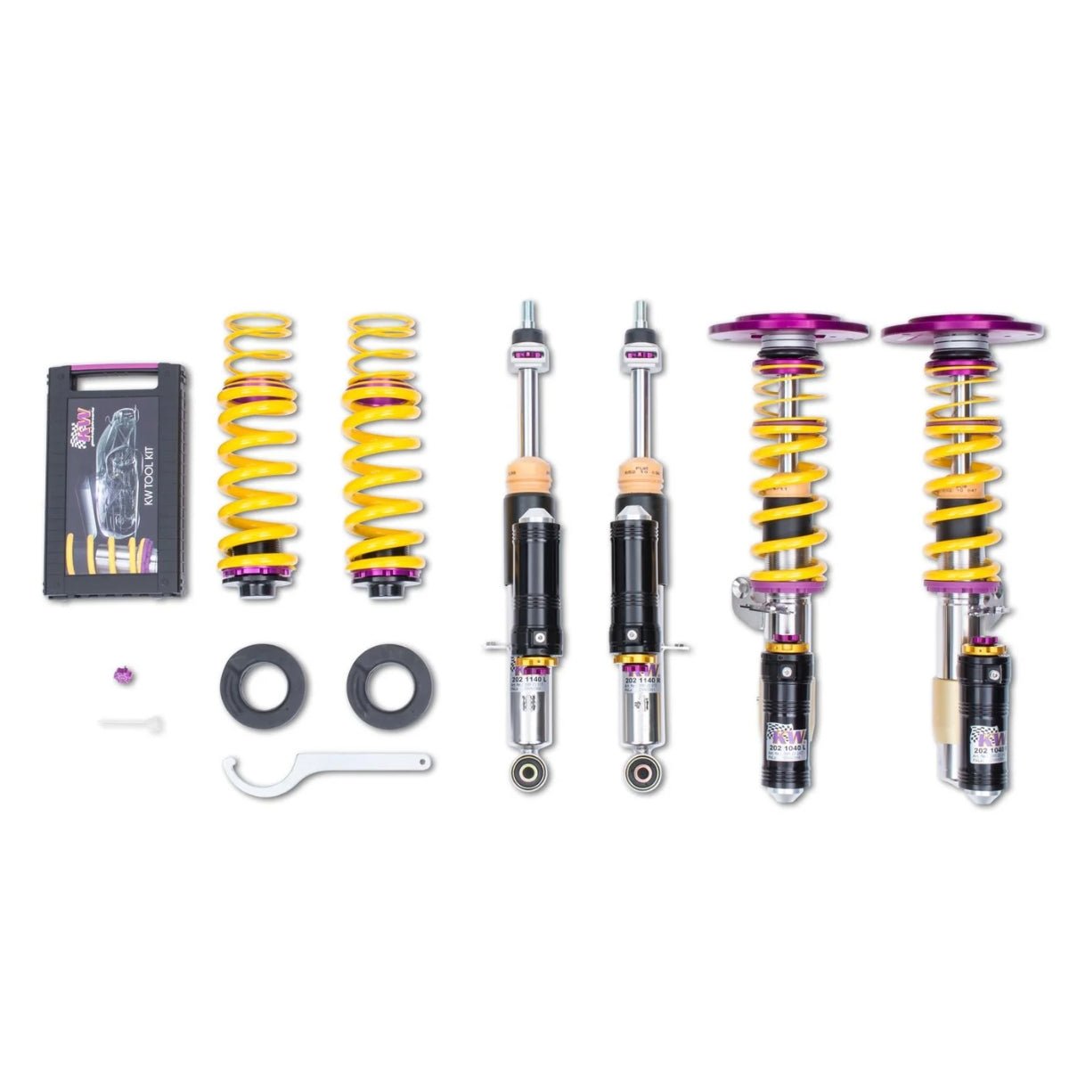 KW Gewindefahrwerk V4 Clubsport inkl. Stützlager passend für BMW M3 (F80) M4 (F82)