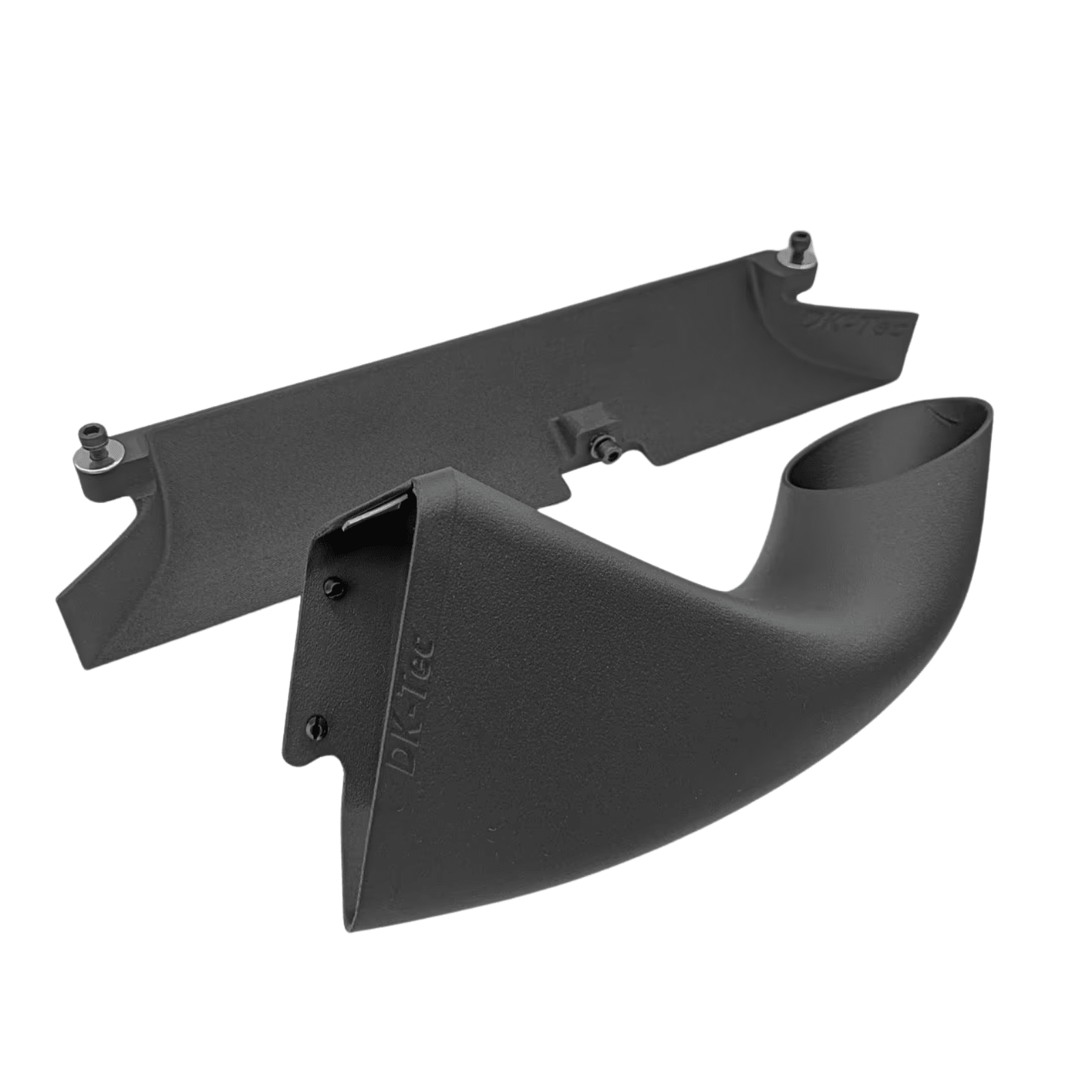 Frischluft-Kit bestehend aus Trichter und Air Soop für optimierte Luftzufuhr für Airbox am BMW E46 M3, Produktfoto Kit