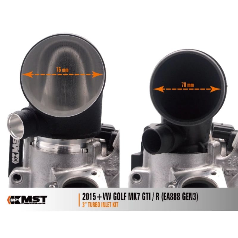 MST Performance Inlet Kit 3" für EA888 Gen 3 – GTI / S3 / Cupra / RS