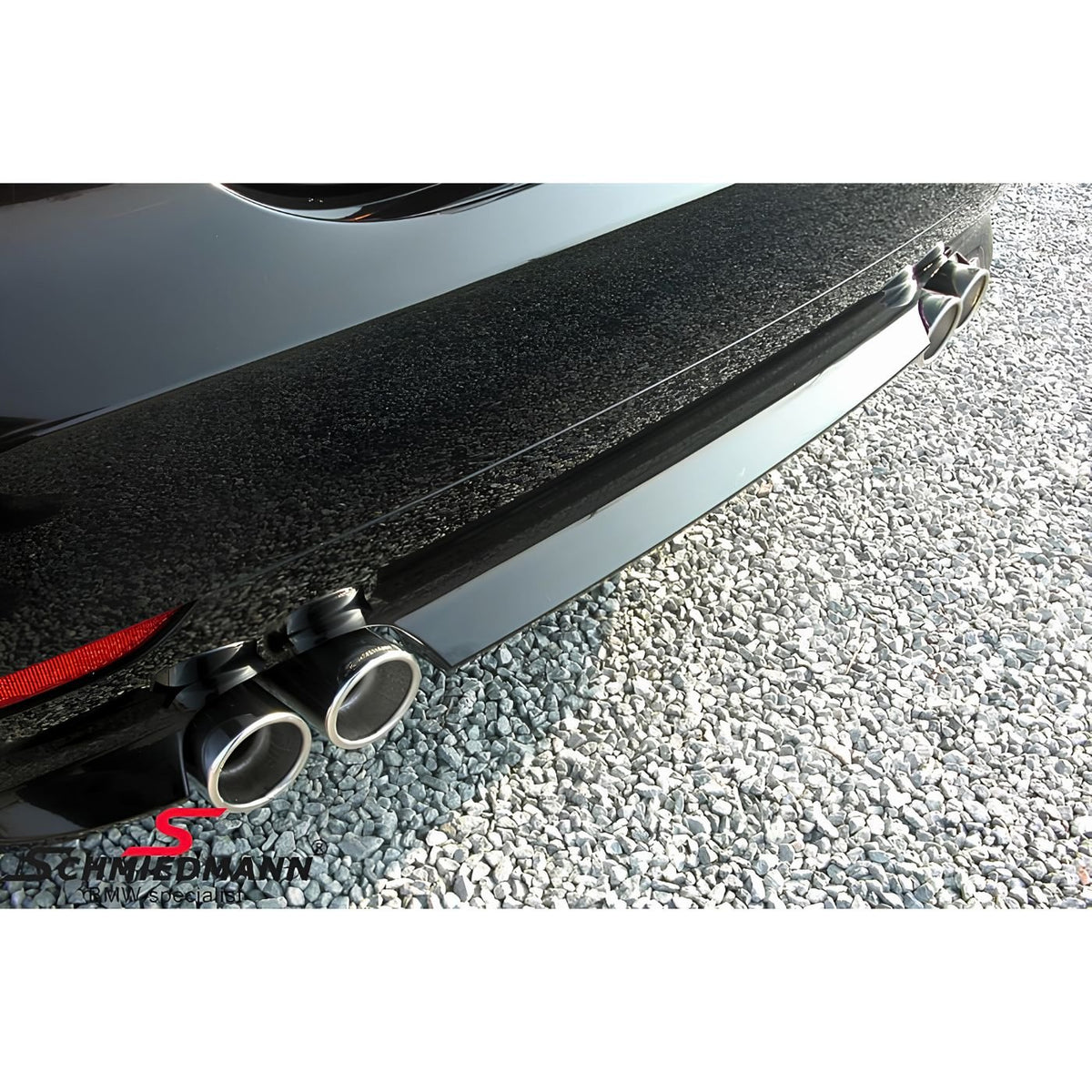 Schmiedmann 4-Rohr Sportauspuffanlage 4x86 mm passend für BMW E60 550i