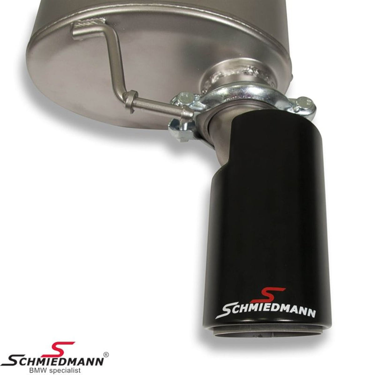 Schmiedmann by Supersprint Sportendschalldämpfer 1x89 mm rechts passend für BMW E91 335i & 335d