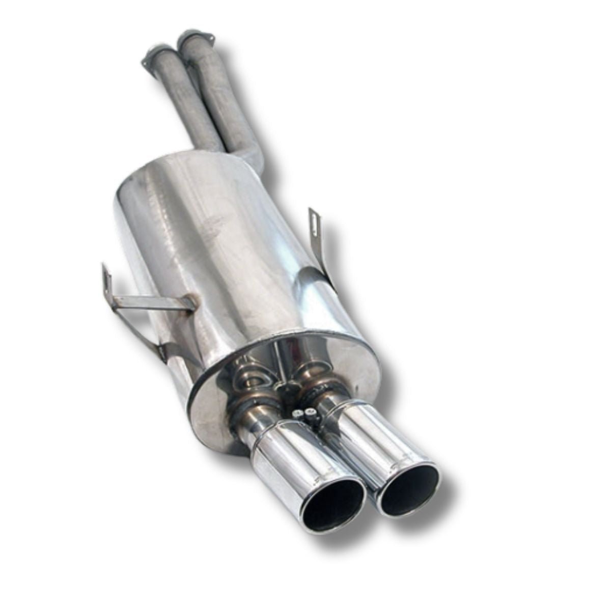 Schmiedmann Edelstahl Sportendschalldämpfer 2×Ø76 mm für BMW E36 M3