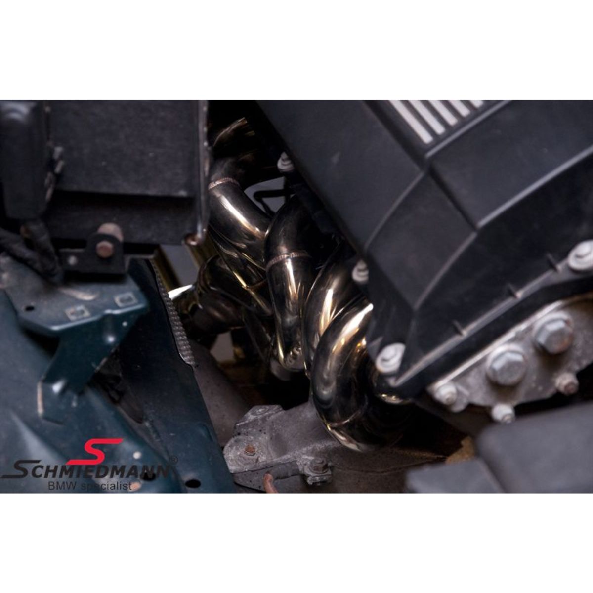 Schmiedmann High Flow Fächerkrümmer inkl. 300 - Zellen Sportkatalysatoren für BMW E39 M52/M54