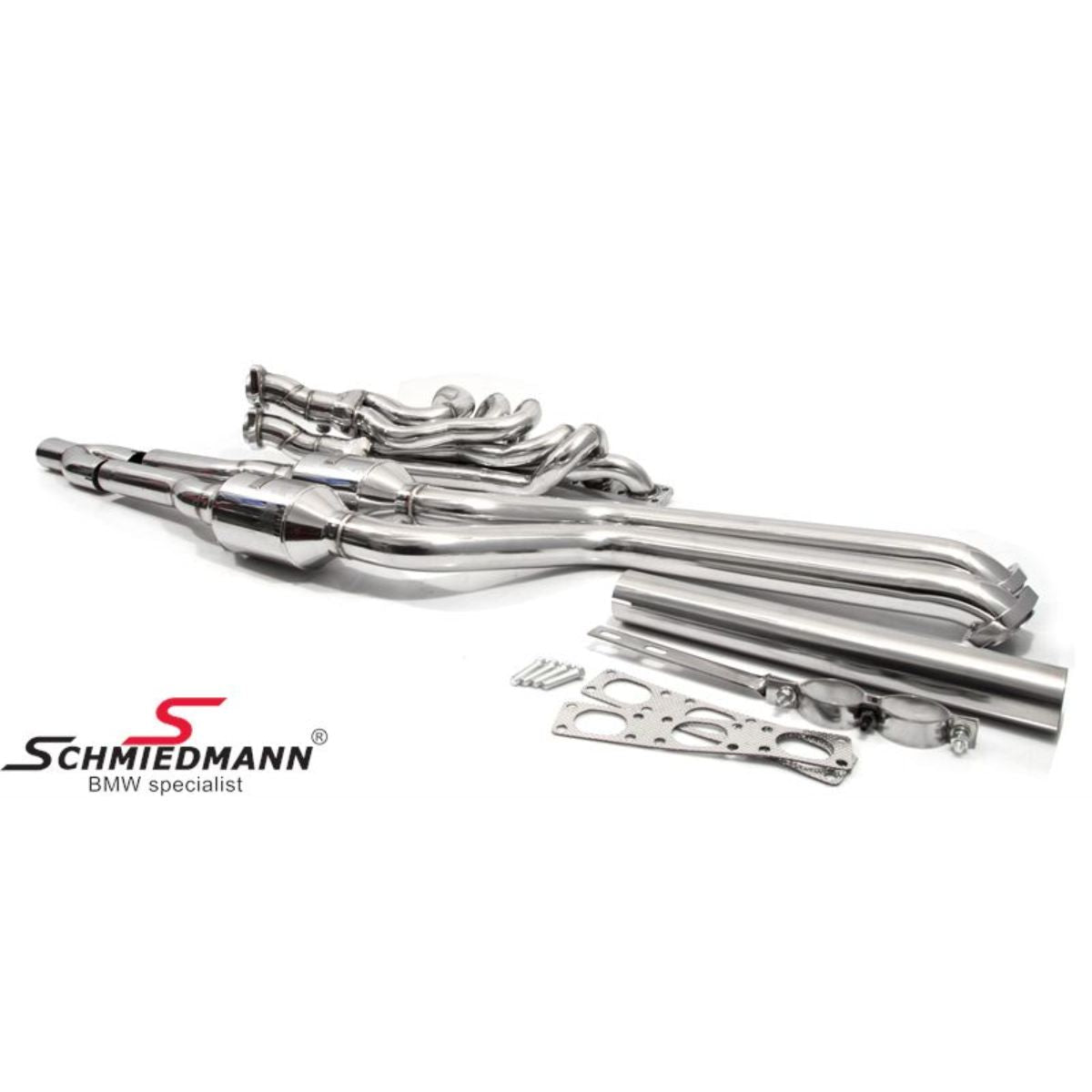 Schmiedmann High Flow Fächerkrümmer M52/M54 inkl. 300 - Zellen Sportkatalysator – BMW E46