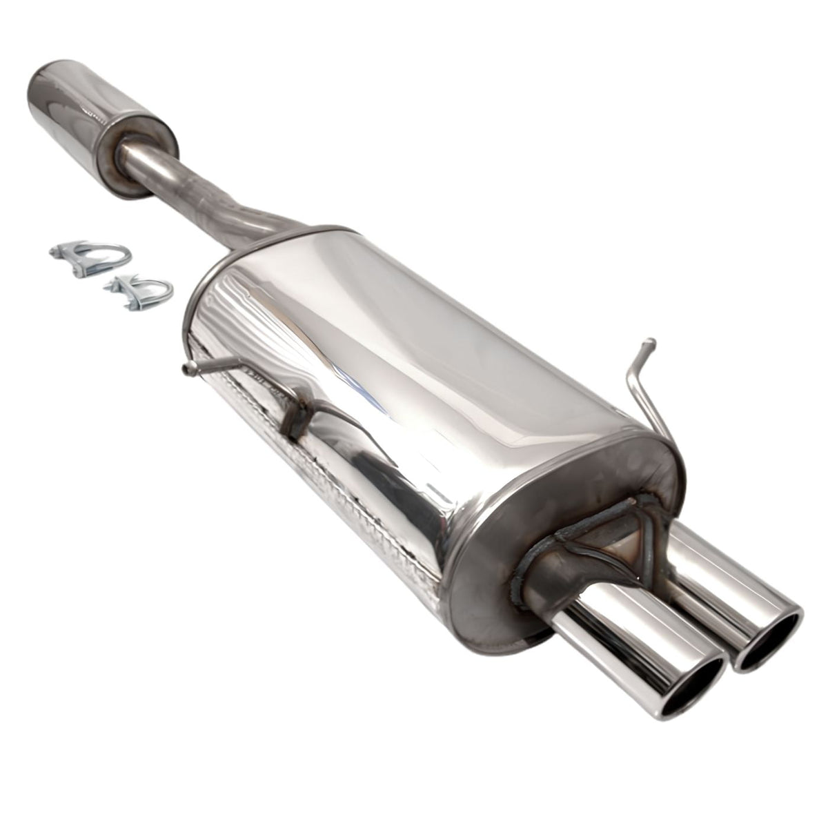 Simons Sportauspuffanlage ab Kat 2x70 mm passend für BMW E46 316i & 318i
