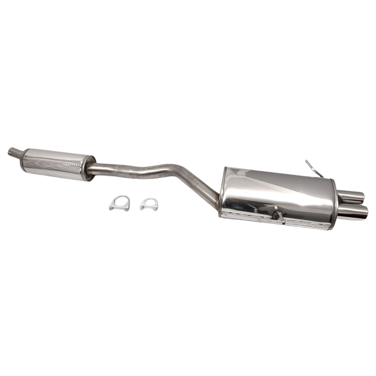 Simons Sportauspuffanlage ab Kat 2x70 mm passend für BMW E46 316i & 318i