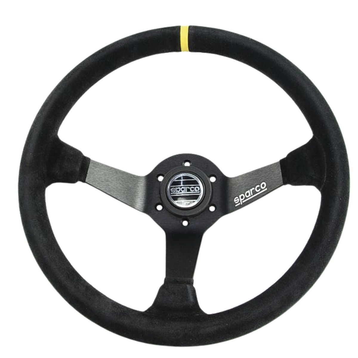 Sparco Rennlenkrad für BMW E46 350 mm – Schwarz Wildleder