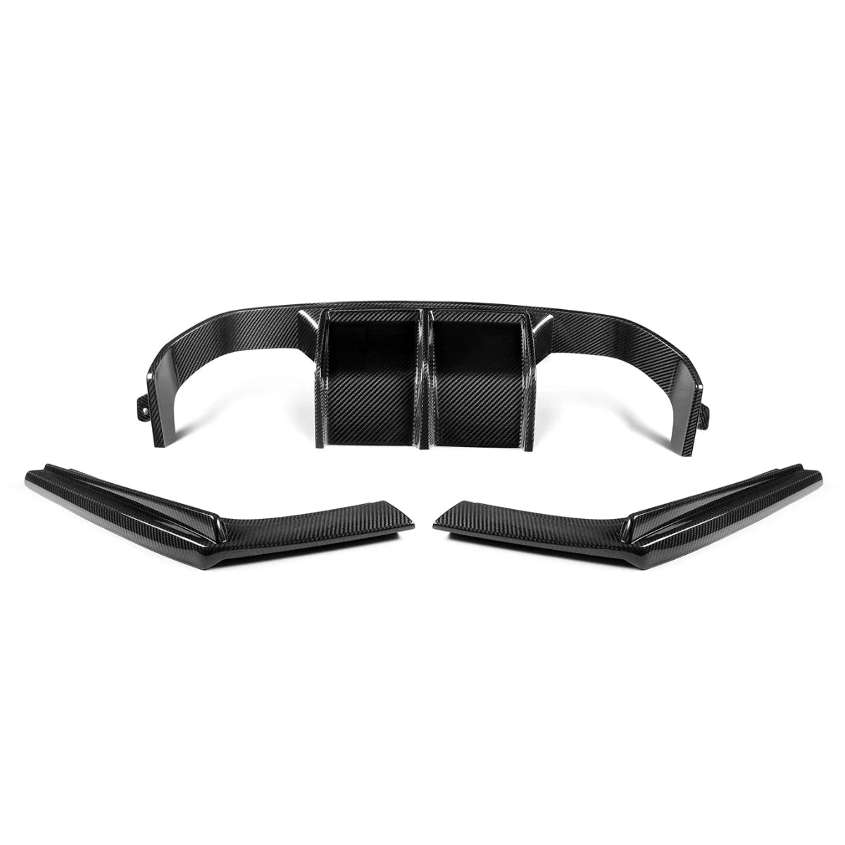 TNF+ 3-teiliger Heckdiffusor Carbon passend für BMW M3 (F80) M4 (F82/F83)