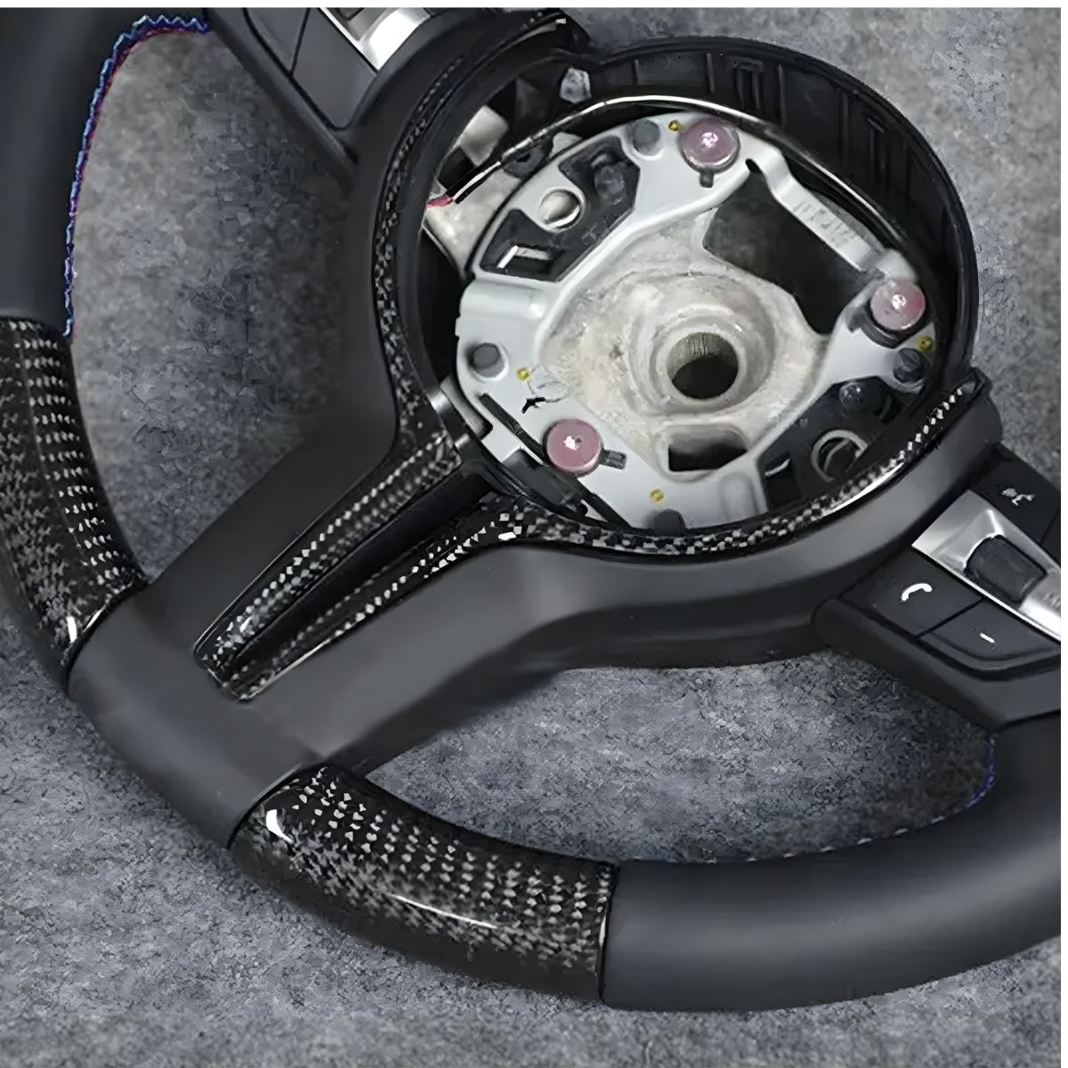 TNF+ Carbon Lenkradspange passend für BMW F Serie M3 (F80) M4 (F82/F83) M2 (F87,F87C) N55 S55