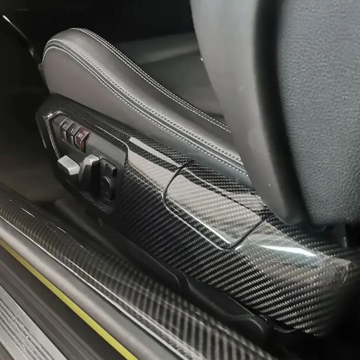TNF+ Carbon Sitzschalen Abdeckung passend für BMW M3 (F80/F81) M4 (F82/F83) M2 (F87 N55/F87C S55)