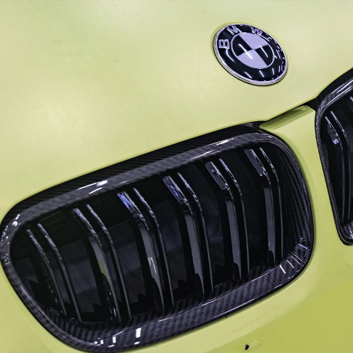 TNF+ Doppellamellen Frontgrill Carbon passend für BMW 3er M3 (E92/E93) LCI