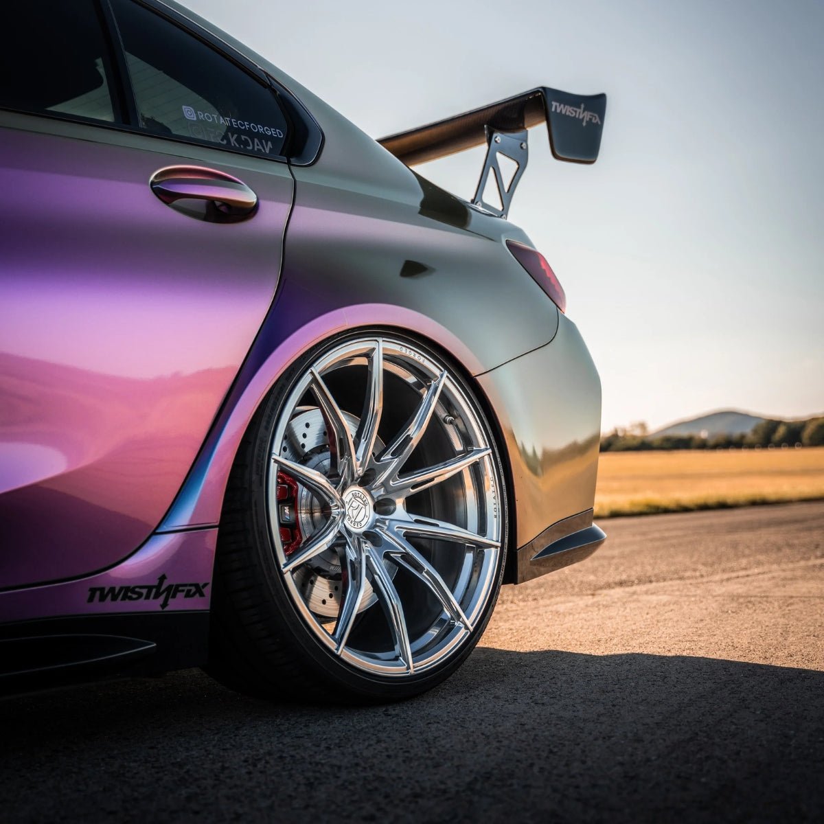 TNF+ Heckflügel im Rennsport Design passend für BMW M3 (G80)