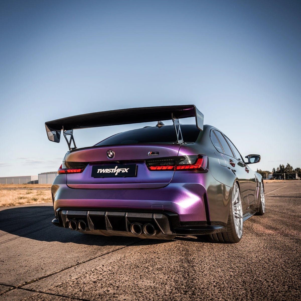 TNF+ Heckflügel im Rennsport Design passend für BMW M3 (G80)