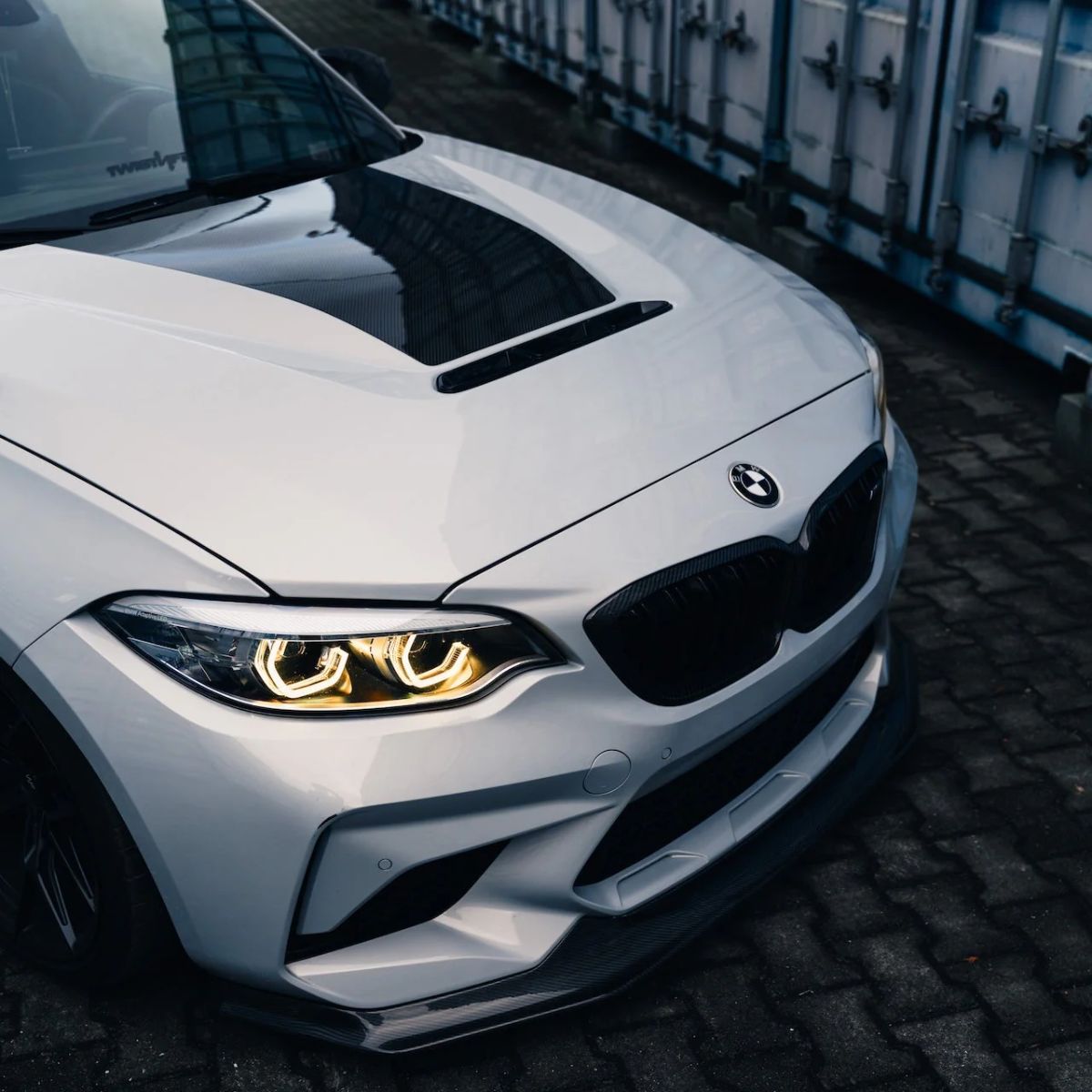 TNF+ Performance Frontspoiler 1 - Teilig oder 2 - Teilig einstellbar passend für BMW M2 (F87C S55)