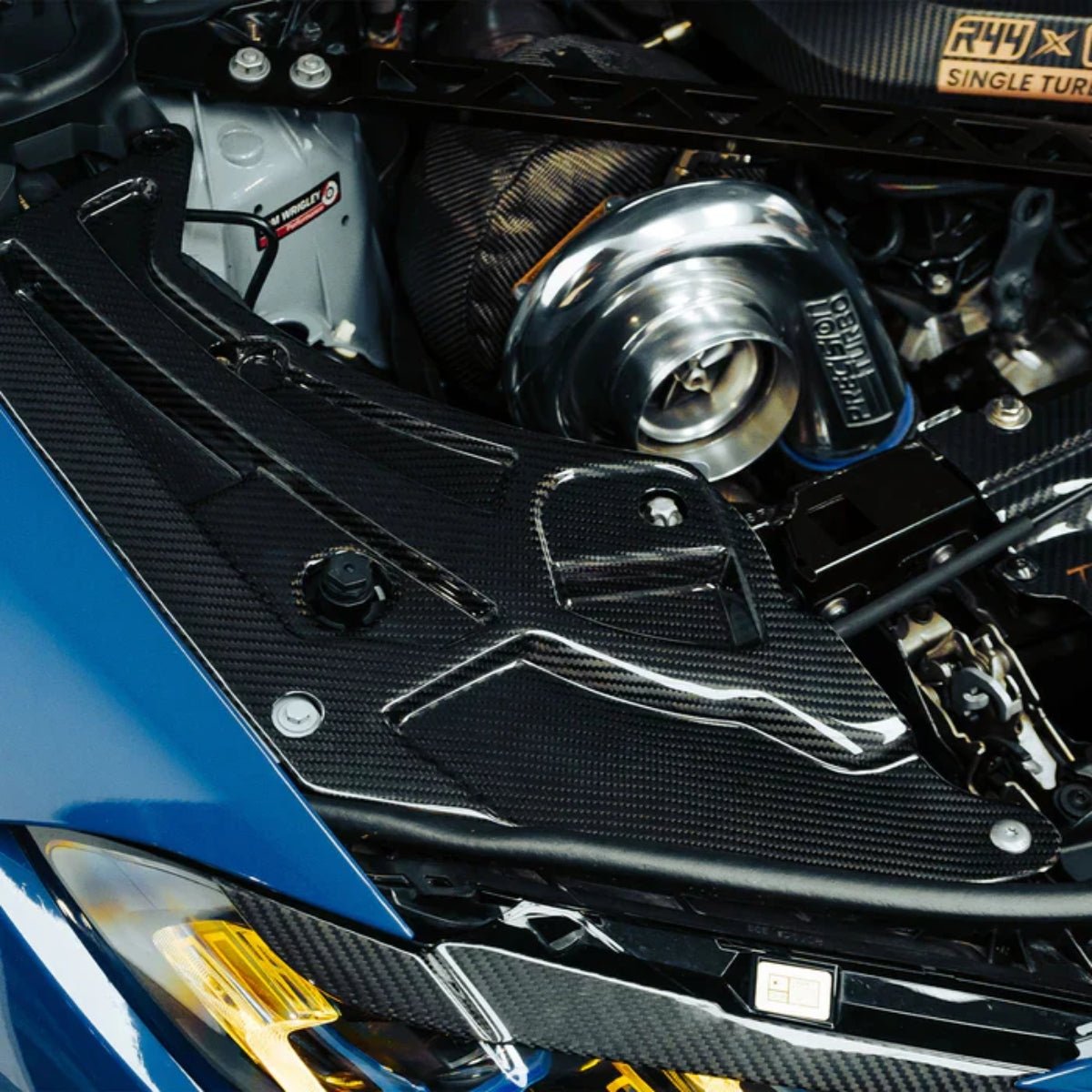 TNF+ Scheinwerfer Abdeckungen Motorraum Carbon passend für BMW M3 (G80/G81) M4 (G82/G83)
