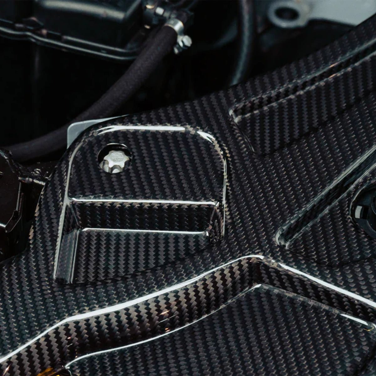 TNF+ Scheinwerfer Abdeckungen Motorraum Carbon passend für BMW M3 (G80/G81) M4 (G82/G83)