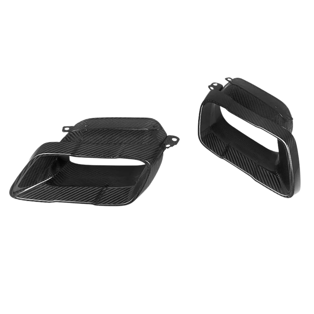 TNF+ SOOQOO Auspuffblenden Carbon passend für BMW X5 (G05/G18)