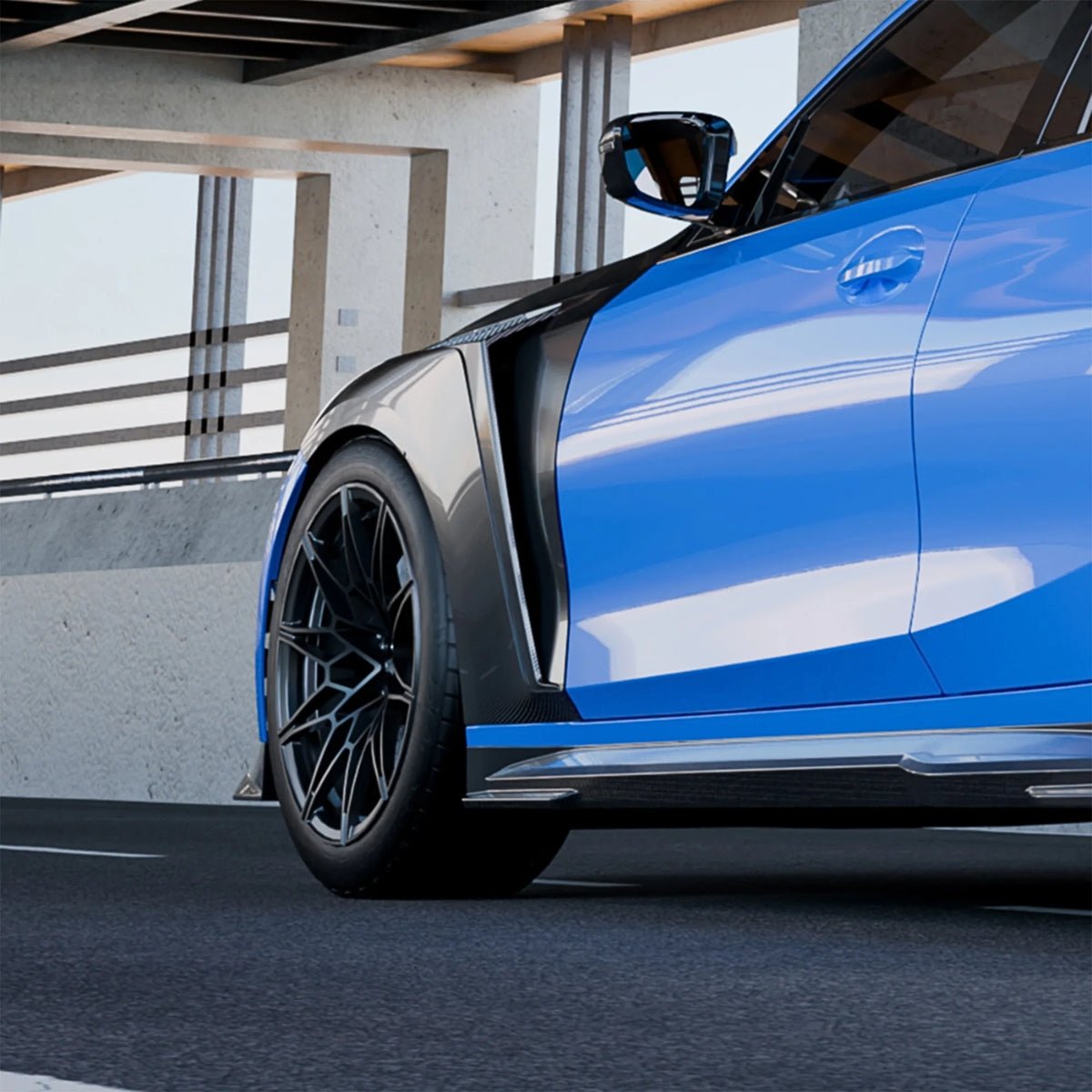 TNF+ SOOQOO Carbon Kotflügel passend für BMW M3 (G80/G81)