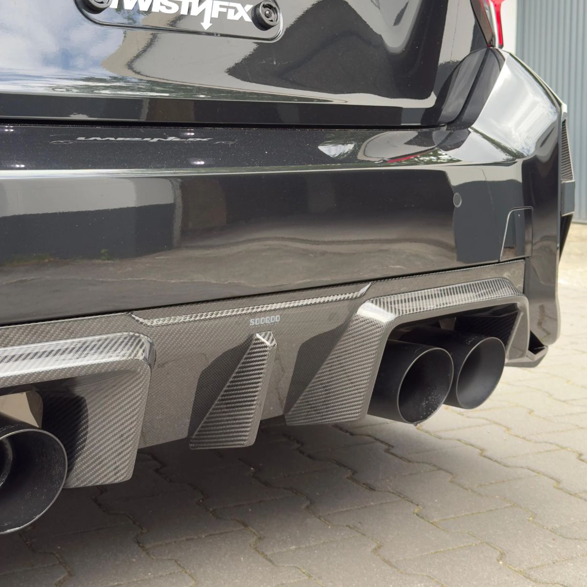 TNF+ SOOQOO EVO Heckdiffusor Carbon passend für BMW M2 (G87)