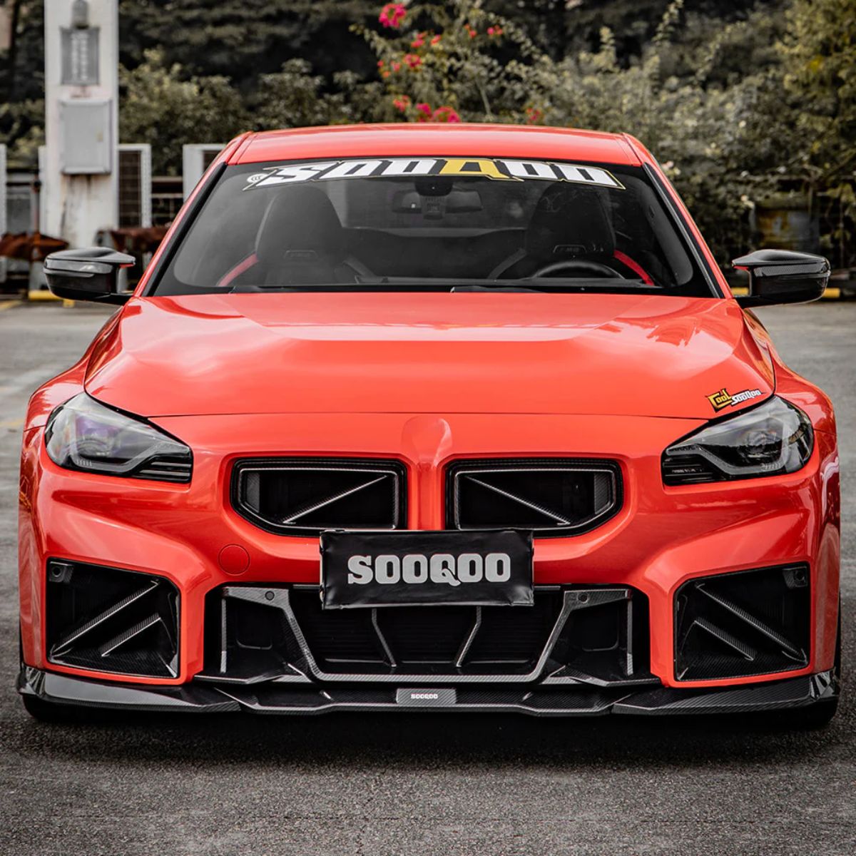 TNF+ SOOQOO Frontspoiler V2-B Carbon passend für BMW M2 (G87)