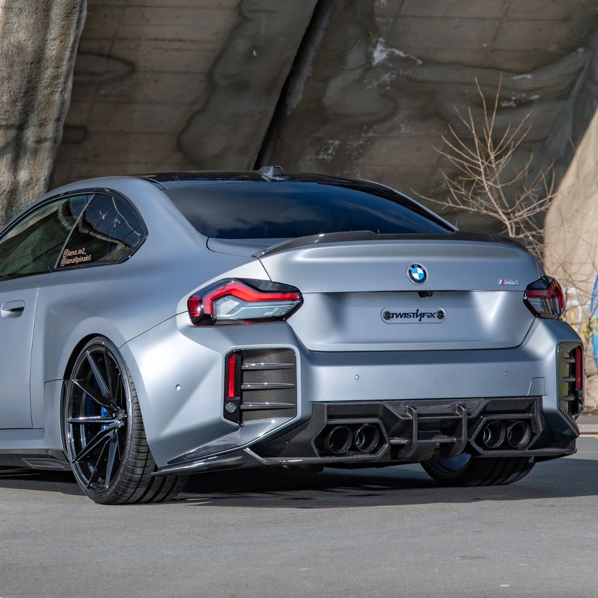 TNF+ SOOQOO Heckdiffusor Carbon passend für BMW M2 (G87)