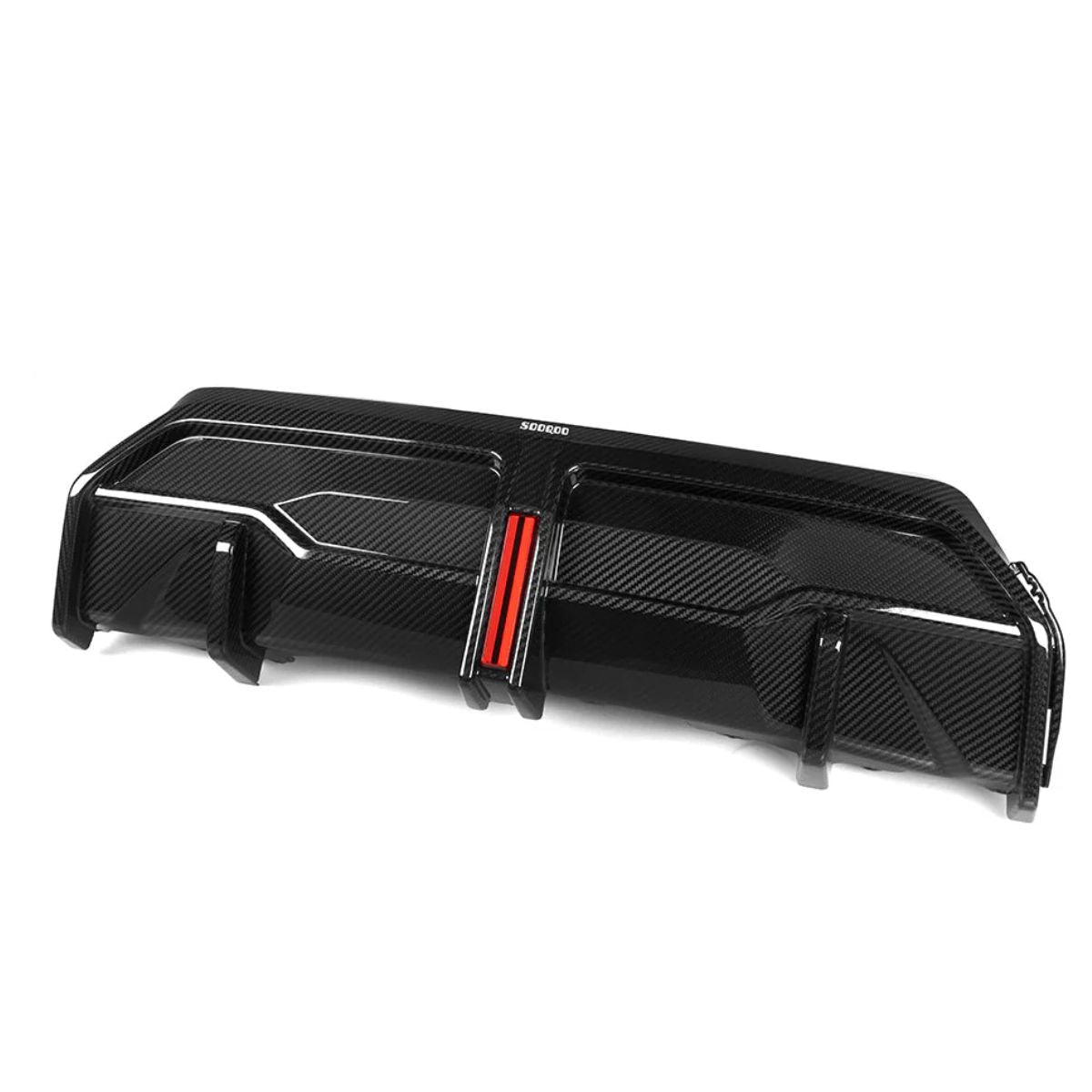 TNF+ SOOQOO Heckdiffusor mit Licht Carbon passend für BMW 2er (G42)