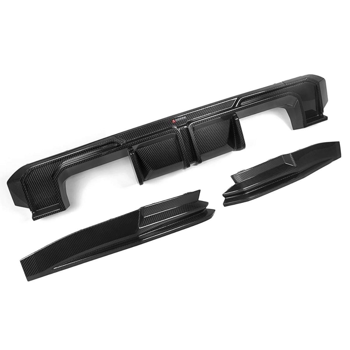 TNF+ SOOQOO Heckdiffusor Set Carbon passend für BMW M3 (G80/G81)