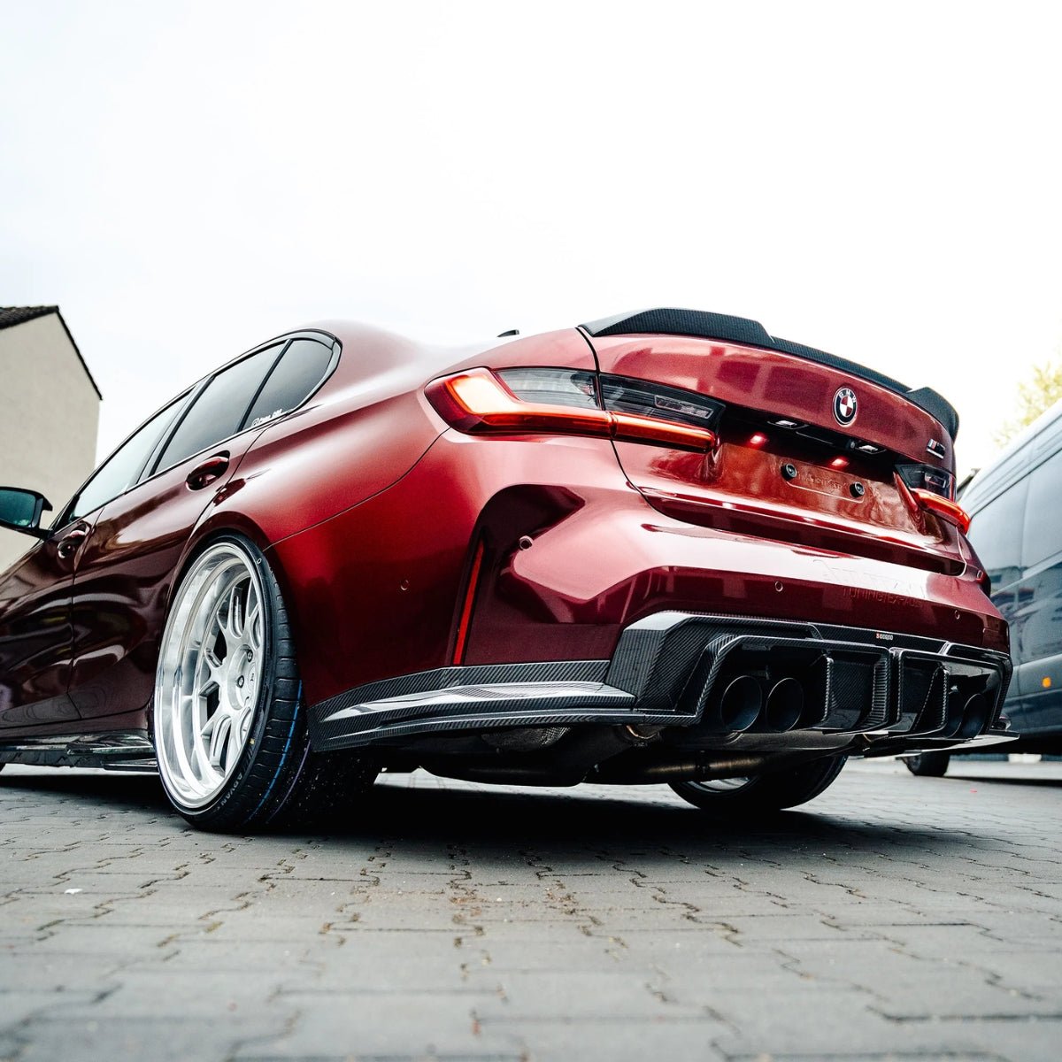 TNF+ SOOQOO Heckdiffusor Set Carbon passend für BMW M3 (G80/G81)