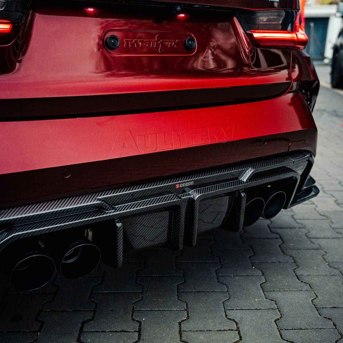 TNF+ SOOQOO Heckdiffusor Set Carbon passend für BMW M3 (G80/G81)